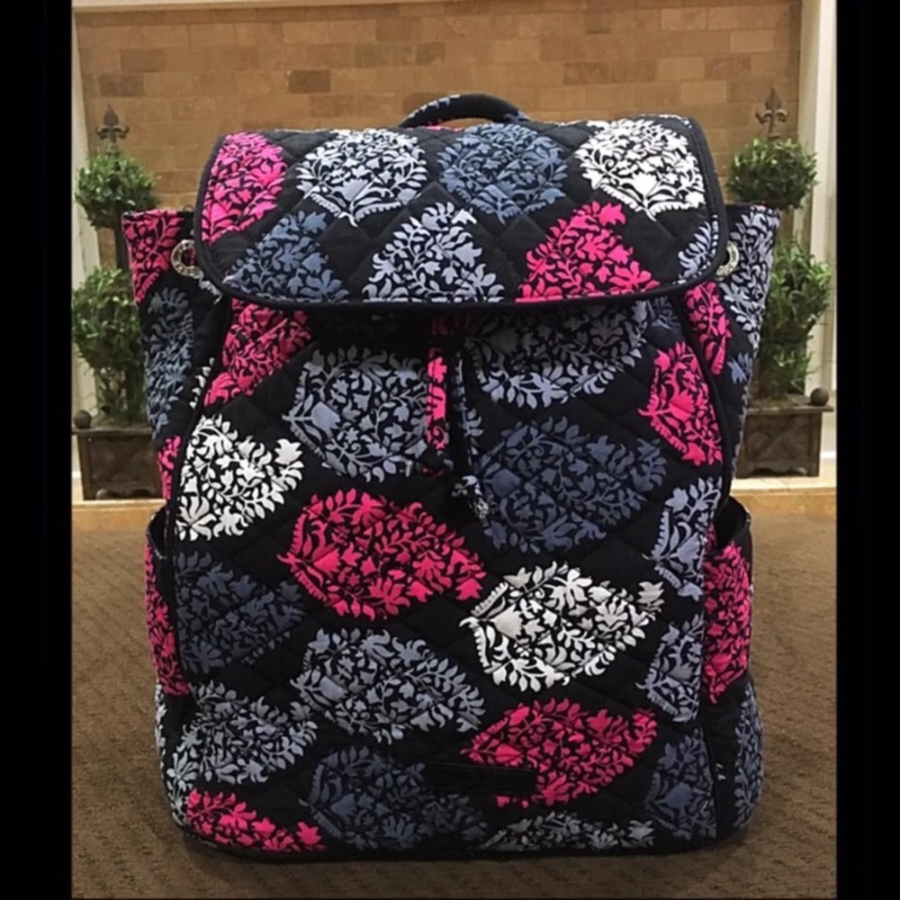 NWT! $98 ❤️ Auth Vera Bradley Drawstring Backpack